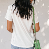 Rhinestone Lobster Casual Summer Tee