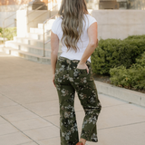 Willa Square Patch Pocket Raw Hem Shift Jeans