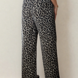 PREORDER Bailey Leopard Straight Loose Leg Jeans | Dropship