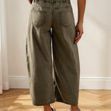 Briar Square Patch Pocket Ankle-length Barrel Jeans