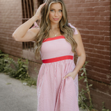Camila High Waist Ruffle Hem Maxi Dress
