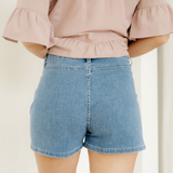 Amiri Flap Pockets Denim Shorts