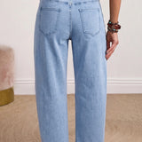 Briar Barrel Jeans | Patch Pocket Denim