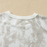 Woodland Camouflage Long Sleeve Top and Shorts Set
