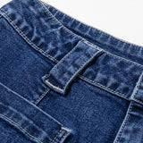 Sutton Wide Leg Pocketed High Waist Jeans