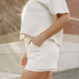 Brooke Raw Edge 2pcs Short Set