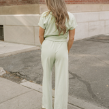 Lucy Wide Leg Pants 2pcs Outfit