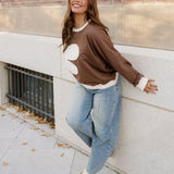 Luna Top - Coffee | Dropship