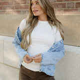 Solana Denim Jacket - Light Wash | Dropship