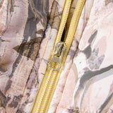 Tessa Camo Leaf Print Winter Puffer Vest - Camo