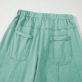 Hannah Green Mineral Wash Exposed Seam Wide Leg Cargo Pants - Mint | Dropship