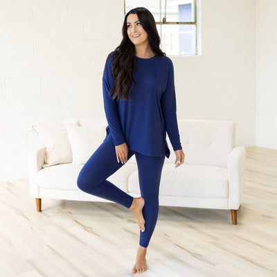 Ellie Microfiber Set - Navy