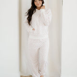 Rose Hoodie Sheath Sweatpants Set