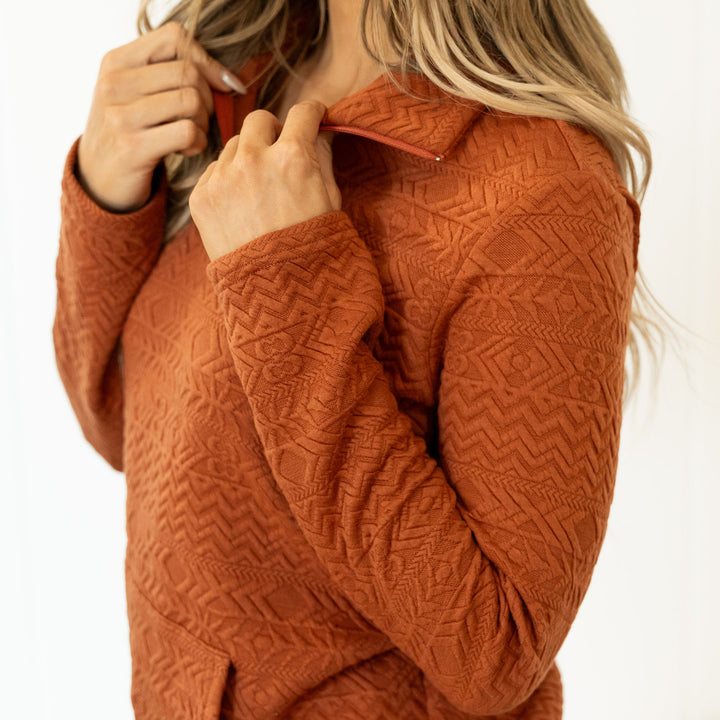 Nettie Pullover - Rust