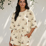 Mallard Duck Drawstring Short Set