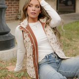 Mabel Quilted Concealed Button Vest