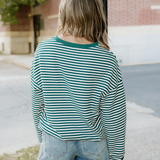 Stevie Striped Top - Green