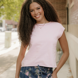 Baya Mineral Wash Boxy Fit Cotton Tank Top
