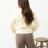 Corinne Bowknot Knit Cropped Cardigan | Dropship