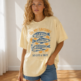 OH MY SARDINE Lemon Fish Printed T Shirt