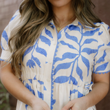 Miller Side Tie Button Down Maxi Dress