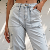 Dakota Multi Pocketed Y2K Street Fashion Shift Jeans