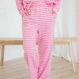 Amayah Buttoned Straight Pants Two Piece Set
