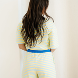 Elsa Drop Shoulder Boxy Casual Terry Short Set