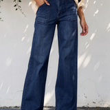 Blakely Daily Fashion Straight Leg Mid-Rise Shift Jeans