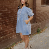 Fallon Denim Dress | Dropship
