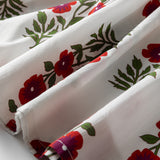 PREORDER Kali Floral Short Bubble Sleeve Tiered Maxi Dress - Beige | Dropship