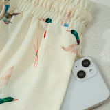 Mallard Duck Drawstring Short Set