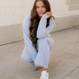 Harlow Active Pants 2pcs Outfit  - Blue | Dropship