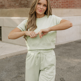 Lucy Wide Leg Pants 2pcs Outfit