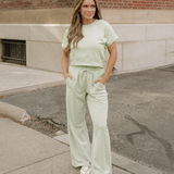 Lucy Wide Leg Pants 2pcs Outfit