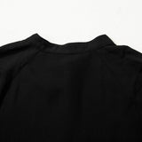 Selah Hidden Buttons Short Sleeve Ruffle Tiered Long Flared Dress
