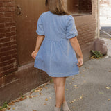 Fallon Denim Dress | Dropship