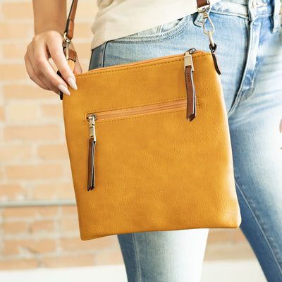 Addison Crossbody Bag - Mustard