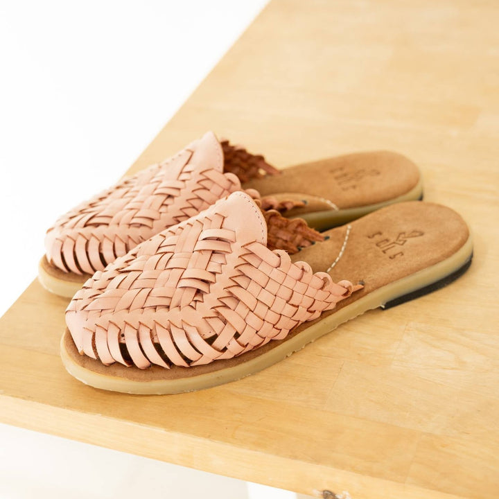 Anita Huarache Flats - Peony