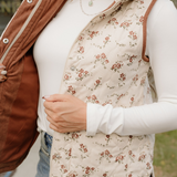 Mabel Quilted Concealed Button Vest