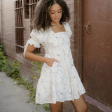 Cleo Puff Sleeve Mini Dress