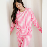 Amayah Buttoned Straight Pants Two Piece Set