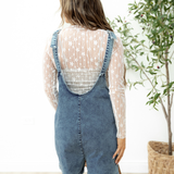 Jett Pocket Denim Romper | Dropship