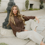 Rosa Sweater - Heather Brown