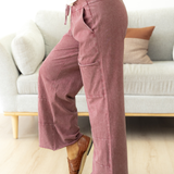 Teagan Raw Hem Pants - Wild Ginger | Dropship