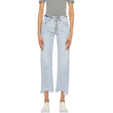 Wesley High Rise Straight Jeans - KanCan