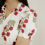 Kali Short Bubble Sleeve Tiered Maxi Dress
