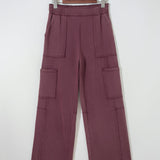 Colbie Mineral Wash Cargo Patched Pocket Utility Sweatpants