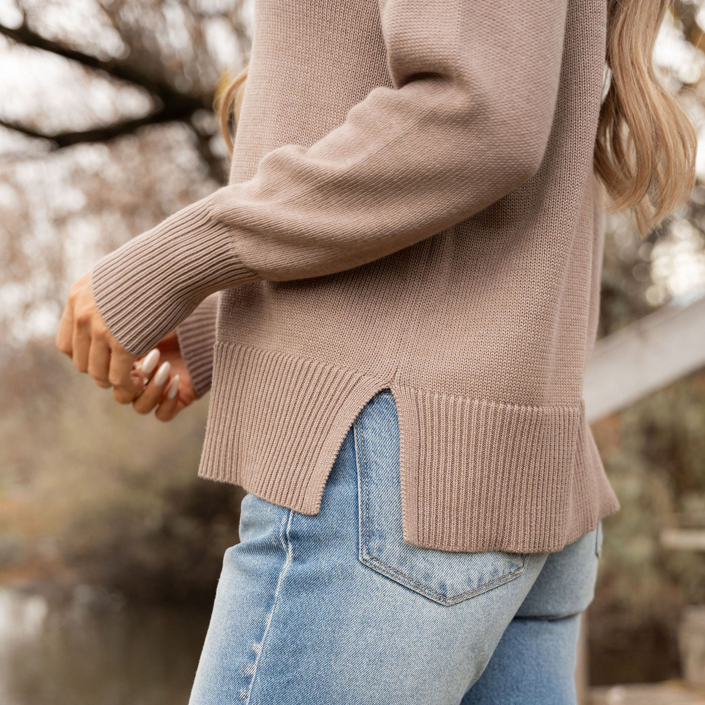 Haisley Sweater - Light Brown
