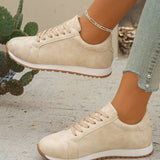 Liora Faux Suede Lace-up Sneakers